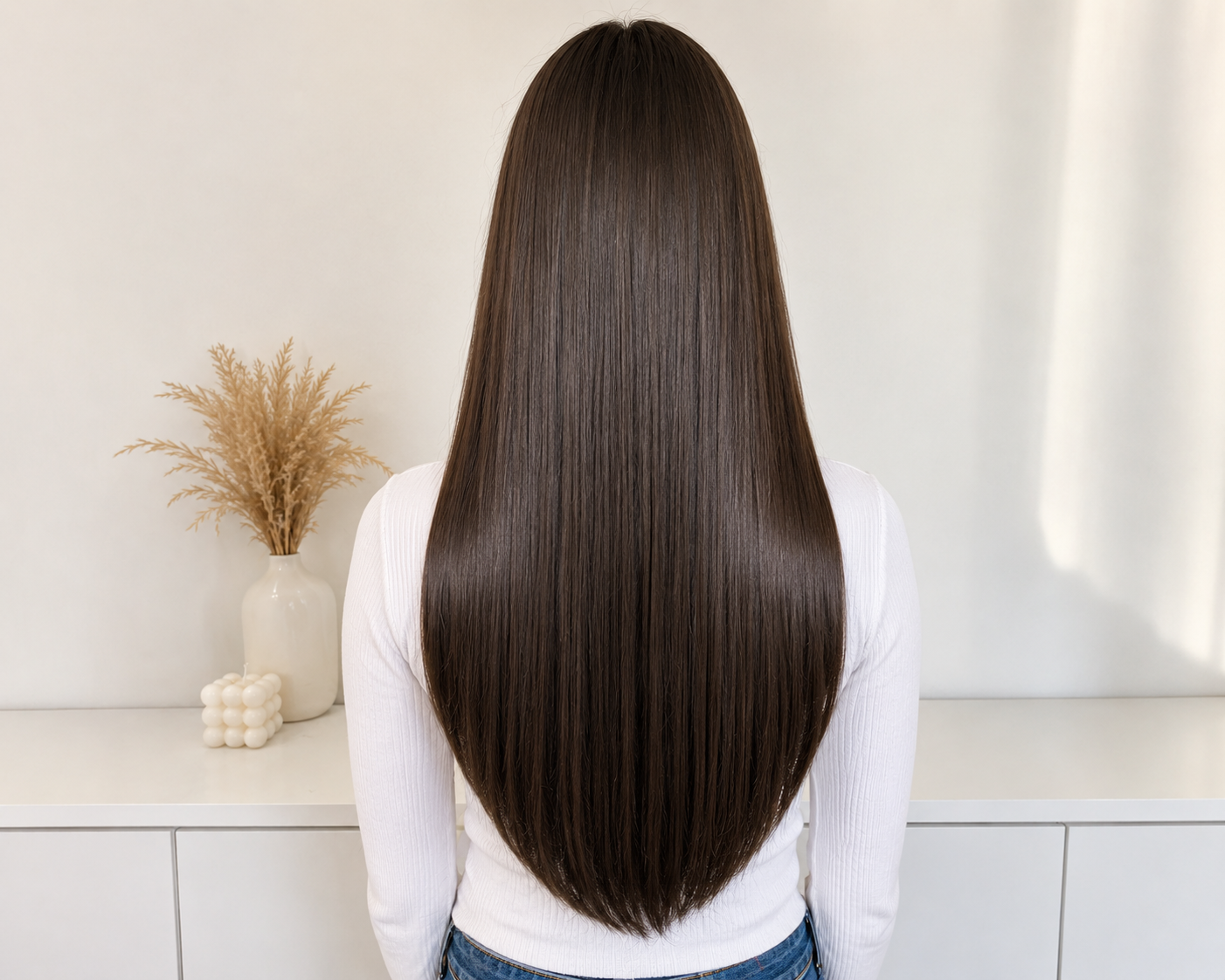بعد استخدام Milk Therapy Shampoo: شعر أهدأ وأنعم بالمظهر